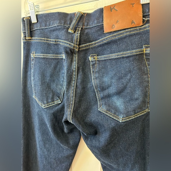 Hiroshi Kato Women’s Jeans 30W 34L Dark Wash - Picture 6 of 11